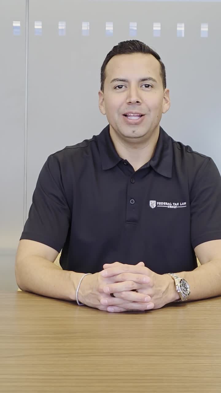 Federal Tax Law Group — watch how IRS tax debt resolution works